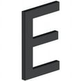 thumbnail image 1 of Deltana RNE-EU19 4" E Series Letter E with Risers - Matte Black, 1 of 1