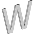 thumbnail image 1 of Deltana RNE-WU32D 4" E Series Letter W with Risers - Stainless Steel, 1 of 1