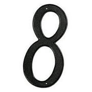 Deltana RNZ48 4" Numbers; Zinc; Black Finish