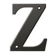 thumbnail image 1 of Deltana Rl4z 4" Solid Brass Traditional Block House Letter - Bronze, 1 of 4