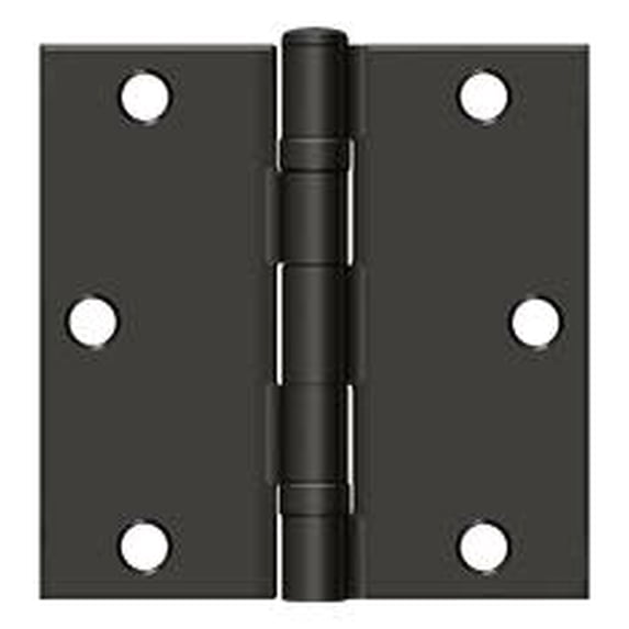 Deltana S35BBU10B-R - Steel Hinge 31/2X31/2 BB SQ US10B- RES