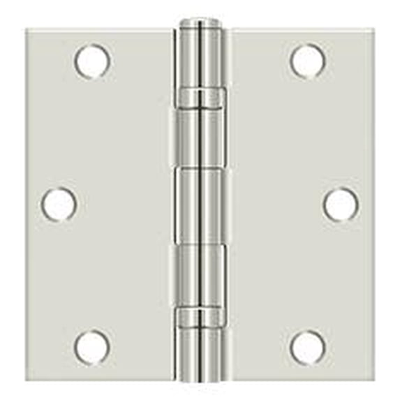 Deltana S35BBU14-R - Steel Hinge 31/2X31/2 BB SQ US14- RES