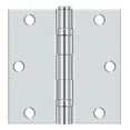 thumbnail image 1 of Deltana S35BBU26-R - Steel Hinge 31/2X31/2 BB SQ US26- RES, 1 of 2