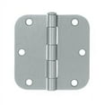 thumbnail image 1 of Deltana S35R526D 3-1/2" x 3-1/2" x 5/8" Radius Hinge; Residential Thickness; Satin Chrome Finish, 1 of 2
