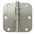 thumbnail image 1 of Deltana S35R5BB15 3-1/2" x 3-1/2" x 5/8" Radius Hinge; Ball Bearing; Satin Nickel Finish, 1 of 2