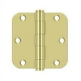 thumbnail image 1 of Deltana S35R5HD3 HD Steel 3 1/2-Inch x 3 1/2-Inch x 5/8-Inch Radius Hinge, 1 of 2