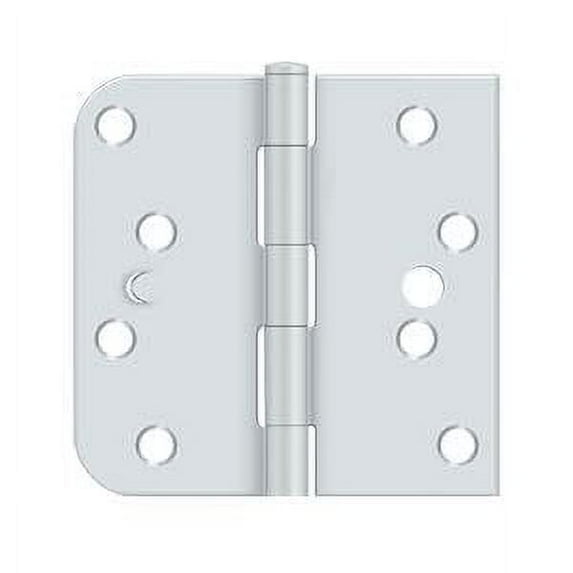 Deltana S44058TTUSPW-LH 4" x 4" x 5/8" x SQ Hinge in Prime Coat White Pair