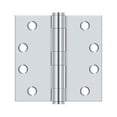 thumbnail image 1 of Deltana S44HD26 HD Value Choice for Indoor Applications Steel 4-Inch x 4-Inch Square Hinge, 1 of 2