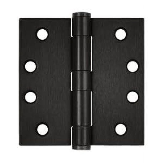 Deltana S44Heavy Duty10B 4" x 4" Square Hinge; Heavy Duty; Oil Rubbed Bronze Finish