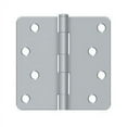 thumbnail image 1 of Deltana S44R426D 0.25 in. Radius Steel Hinge, Polished Chrome, 1 of 2