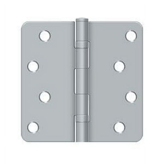 Deltana S44R4BB26D Ball Bearings Steel 4-Inch x 4-Inch x 1/4-Inch Radius Hinge