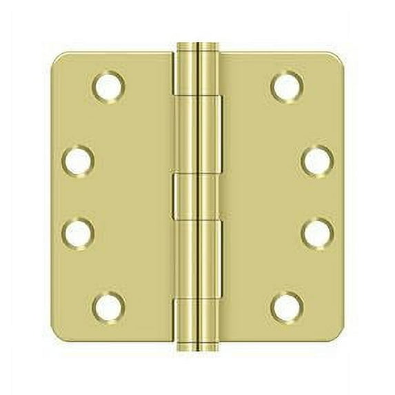 Deltana S44R4HD3 HD Steel 4-Inch x 4-Inch x 1/4-Inch Radius Hinge