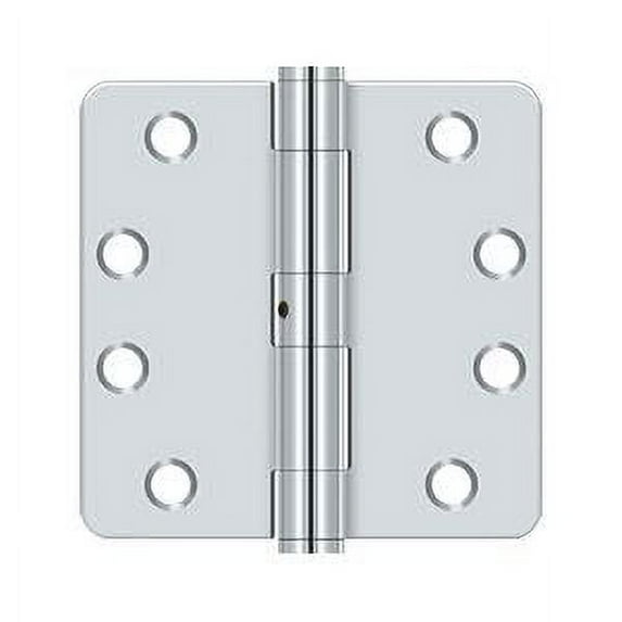 Deltana S44R4HDB26 HD Ball Bearings Steel 4-Inch x 4-Inch x 1/4-Inch Radius Hinge