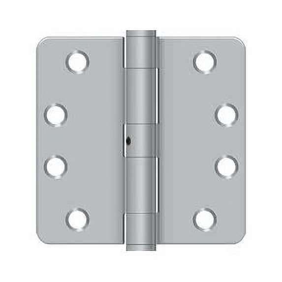 Deltana S44R4HDN26D HD Nrp Steel 4-Inch x 4-Inch x 1/4-Inch Radius Hinge