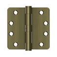 thumbnail image 1 of Deltana S44R4HDN5 HD Nrp Steel 4-Inch x 4-Inch x 1/4-Inch Radius Hinge, 1 of 2