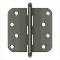 thumbnail image 1 of Deltana S44R515A-BT Steel 4-Inch x 4-Inch x 5/8-Inch Radius Hinge with Ball Tips, 1 of 2