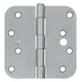 thumbnail image 1 of Deltana S44R526D-SEC - Steel Hinge 4 X 4 X 5/8 Radius US26D w/SEC Stud, 1 of 1