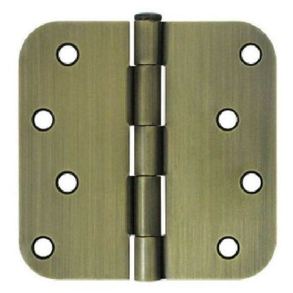 Deltana S44R5BK5 5/8" Radius Hinge Antique Brass