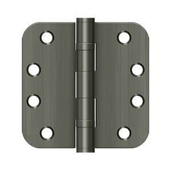 Deltana S44R5HDB15A HD Ball Bearings Steel 4-Inch x 4-Inch x 5/8-Inch Radius Hinge