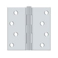 thumbnail image 1 of Deltana S44U26-R 4" x 4" Square Hinge; Bright Chrome Finish, 1 of 2