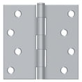 thumbnail image 1 of Deltana S44U26D-R 4" x 4" Square Hinge; Satin Chrome Finish, 1 of 2