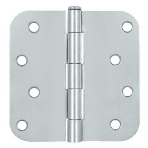Deltana S44r5bk26 Radius Hinge, Bright Chrome