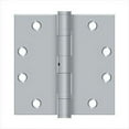 thumbnail image 1 of Deltana S45BBNU5 Commercial 4.5" X 4.5" Square Corner Ball Bearing Mortise Hinge - Brass, 1 of 2