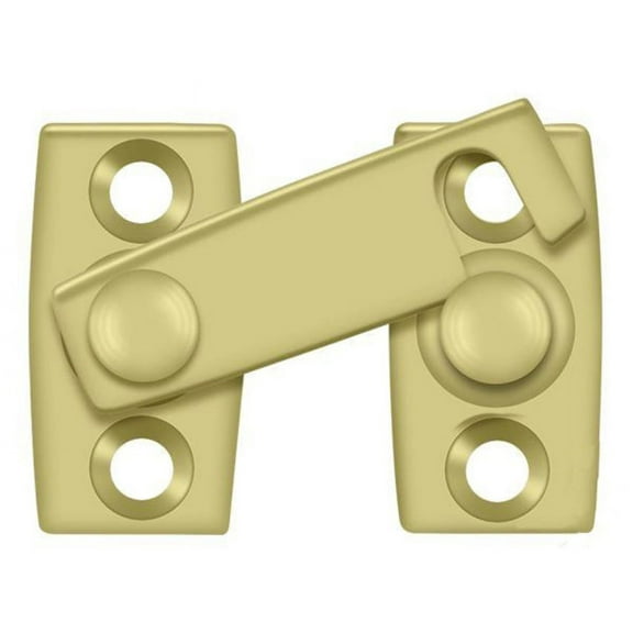 Deltana SB3058U3 Shutter Bar/Door Latch 5/8"; Bright Brass Finish