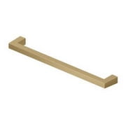 Deltana SBP80U4 Modern Square Bar Cabinet Pull with 8 in. Center to Center, Satin Brass