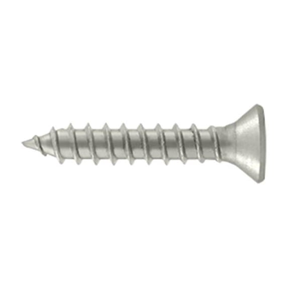 Deltana SCWS910U15 1 in. Wood Screw No. 9- Satin Nickel - Steel