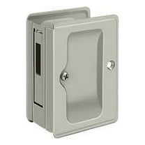 Deltana SDAR325U15 Heavy Duty Pocket Lock; Adjustable; 3-1/4" x 2 1/4" Sliding Door Receiver; Satin Nickel Finish
