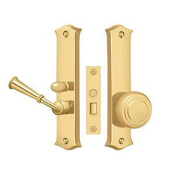 Deltana SDL688CR003 Storm Door Latch; Classic; Mortise Lock; Lifetime Brass Finish