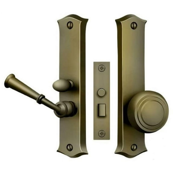 Deltana SDL688U5 Screen Door Latch Mortise Lockset Antique Brass