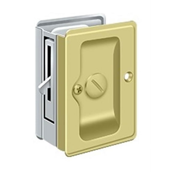 Deltana SDLA325U3-26 Heavy Duty Brass Adjustable Privacy Pocket Lock - Multi-Color