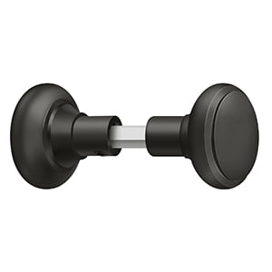 Deltana SDML334/KKU10B Accessory Knob Set for SDML334, Solid Brass in Oil-rubbed Bronze