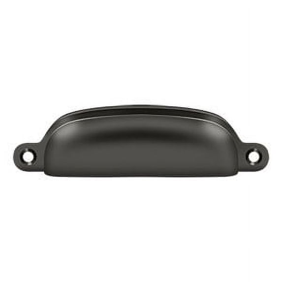 Deltana SHP29U10B Exposed Shell Pull 4"; Oil Rubbed Bronze Finish