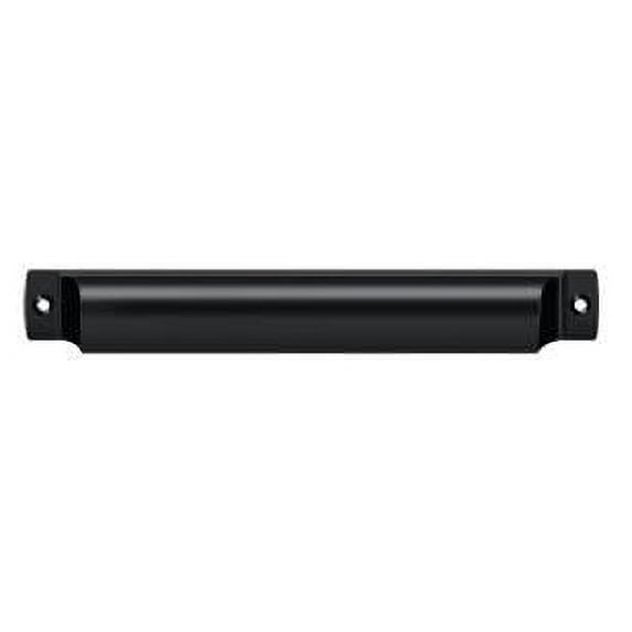 Deltana SHP70U19 Rectangular Shell Pull 7" in Paint Black