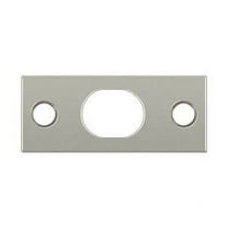 Deltana SP12EFB15 Strike Plate for Extension Flush Bolt; Satin Nickel Finish