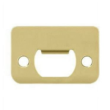 Deltana SP225U3 Strike Plate, 2-1/4" x 1-1/2" in Polished Brass