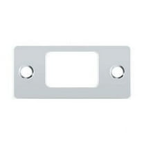 Deltana SP2753U26 2.75 x 1.25 in. Deadbolt Strike Plate, Bright Chrome - Solid