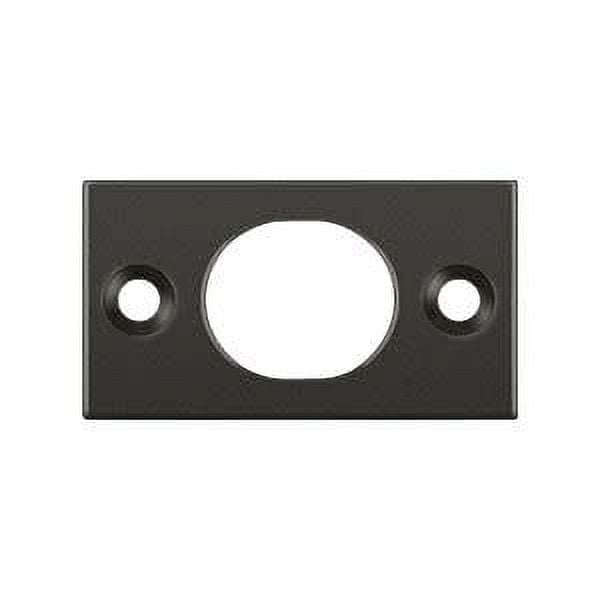 Deltana SP6FBU10B Strike Plate for 6" Flush Bolt; Oil Rubbed Bronze Finish
