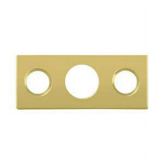 Deltana SP7FBR15 Strike Plate for 7" Flush Bolt; Satin Nickel Finish