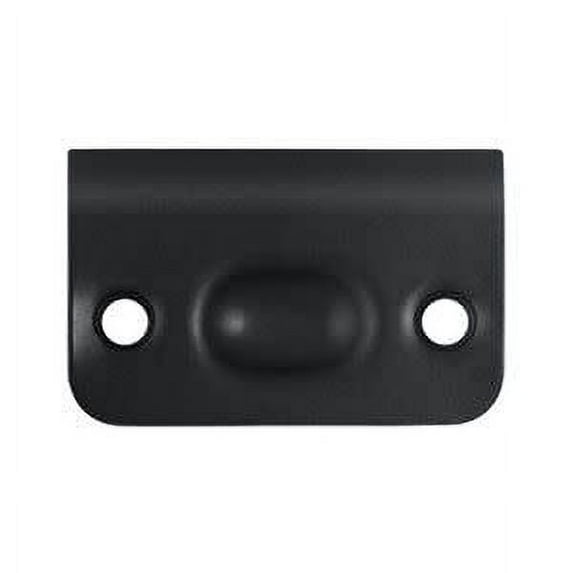 Deltana SPB349U19 Strike Plate for Ball Catch and Roller Catch; Black Finish