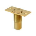 thumbnail image 1 of Deltana SPDP278CR003 2-7/8" Height Dust Proof Strike Adjustable Lifetime Polished Brass, 1 of 2
