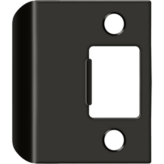 Deltana SPE200U10B Extended Lip Strike Plate; 2" Overall; Oil Rubbed Bronze Finish