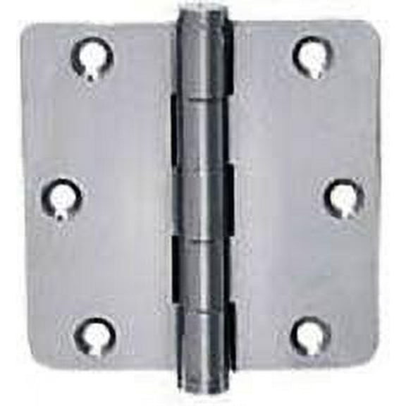 Deltana SS35R5U32D-R 3-1/2" x 3-1/2" x 5/8" Radius Hinge; Satin Stainless Steel Finish