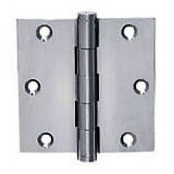 Deltana SS35U32D-R 3-1/2" x 3-1/2" Square Hinge; Residential; Satin Stainless Steel Finish