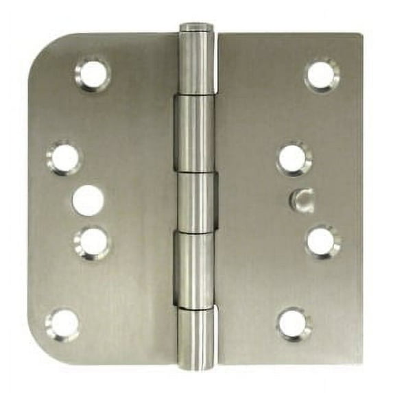 Deltana SS44058TA32D-LH 4" x 4" x 5/8" x SQ Hinge; Satin Stainless Steel Finish