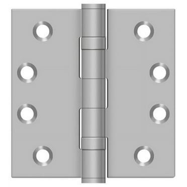 Deltana SS44BU32D 4" x 4" Square Hinge; Satin Stainless Steel Finish