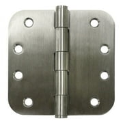 Deltana SS44R5U32D-R 4" x 4" x 5/8" Radius Hinge; Satin Stainless Steel Finish